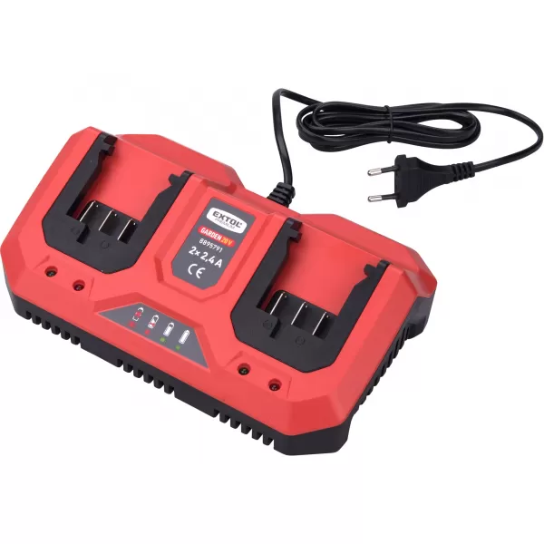 Nabíječka GARDEN20V, 2x2,4A Extol Premium 8895791