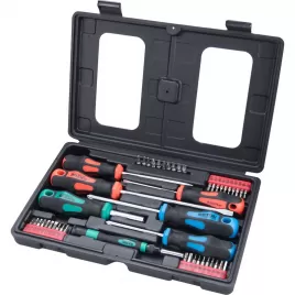 Šroubováky a hroty sada 47ks, 1/4" hroty a 4mm mini hroty, CrV Extol Premium 8819258