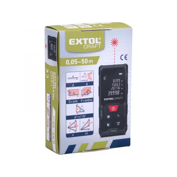 Metr laserový digitální 50 m EXTOL CRAFT 920202