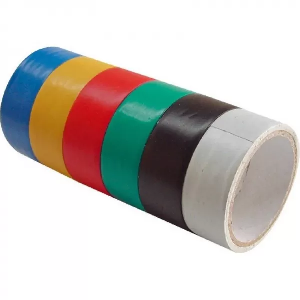 Pásky izolační PVC 19x0,13mm x 3m 6ks EXTOL CRAFT 9550