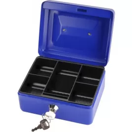 Schránka na peníze přenosná s pořadačem na mince 200x160x90mm 2 klíče EXTOL CRAFT 99011