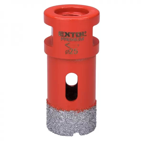 Vykružovací diamantová korunka 25mm pro úhlové brusky EXTOL PREMIUM 8801867