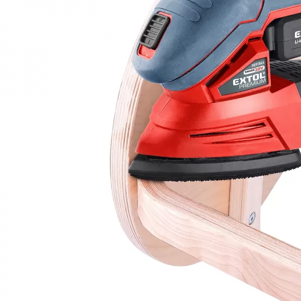 Aku vibrační bruska delta 20V 2,0Ah Extol Premium 8891844