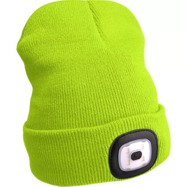 Čepice s čelovkou fluorescentní žlutá EXTOL LIGHT 43194