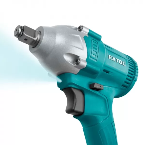 Aku rázový utahovák 1/2" 18V bez akumulátoru a nabíječky EXTOL INDUSTRIAL 8791256