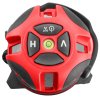 Křížový červený liniový samonivelační laser Extol Premium 8823311