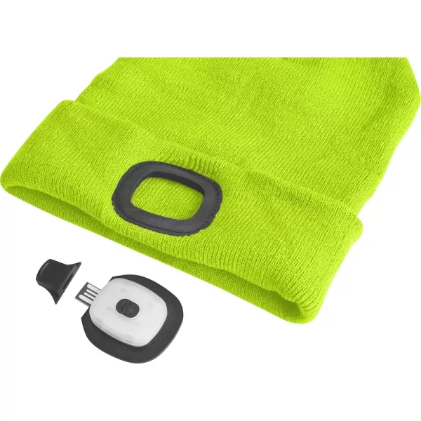 Čepice s čelovkou fluorescentní žlutá EXTOL LIGHT 43194