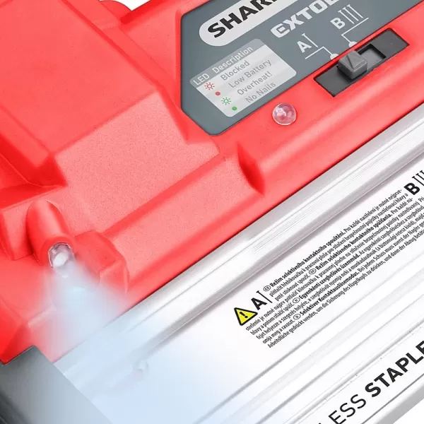 Aku hřebíkovačka / sponkovačka 20V bez aku Extol Premium 8891861