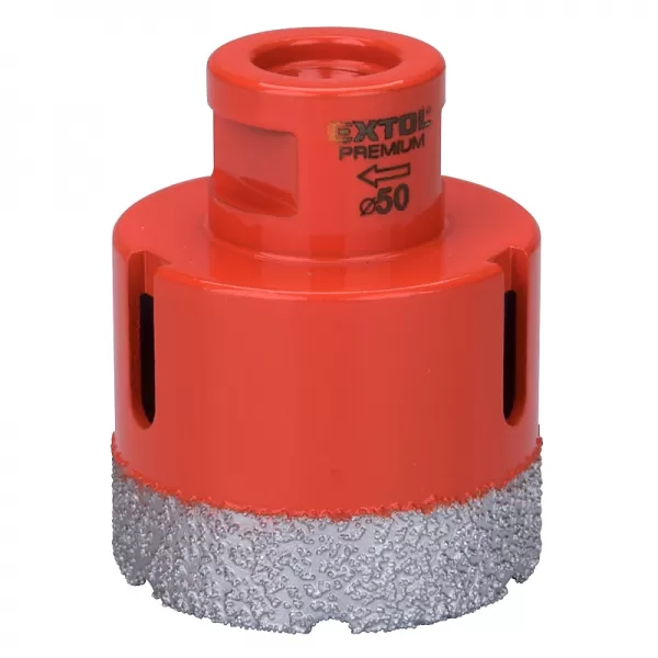 Vykružovací diamantová korunka 50mm pro úhlové brusky EXTOL PREMIUM 8801872