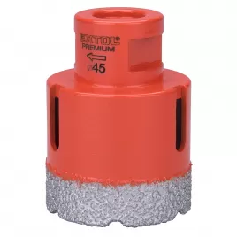 Vykružovací diamantová korunka 45mm pro úhlové brusky EXTOL PREMIUM 8801871
