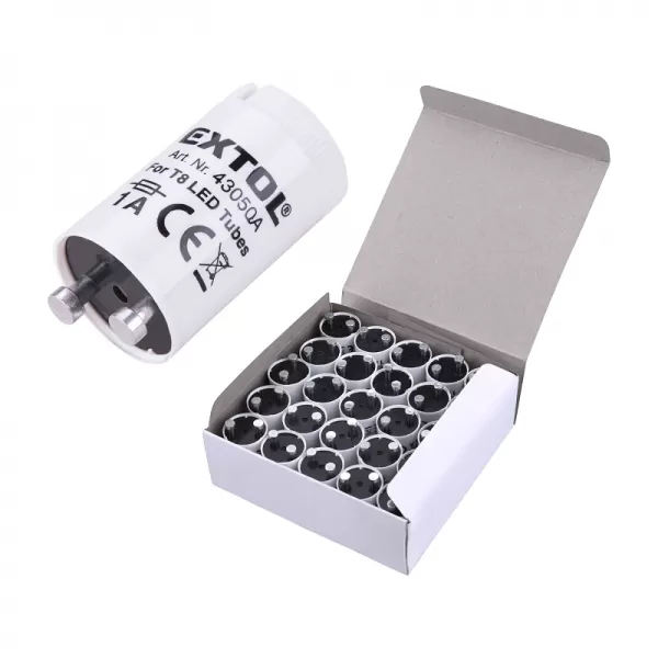 Startér pro LED zářivky 25ks EXTOL LIGHT 43050A