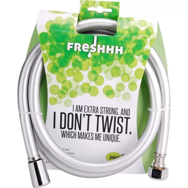 Hadice sprchová stříbrná PVC 150cm FRESHHH 830248