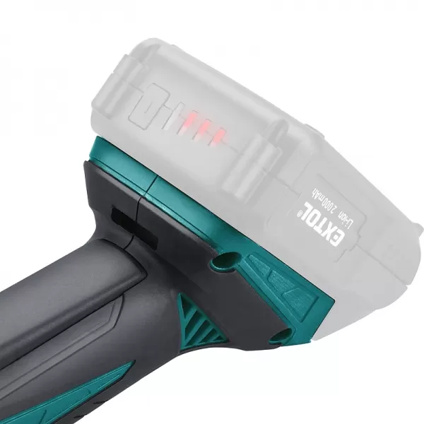 Aku úhlová bruska 125mm 20V bez aku Extol Industrial 8791841