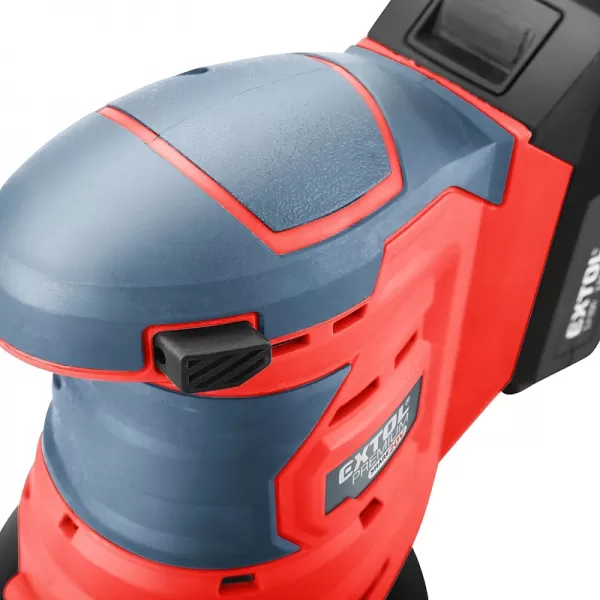 Aku excentrická bruska 125mm 20V 2,0Ah Extol Premium 8891846