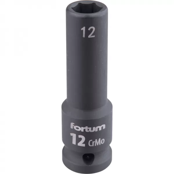 Hlavice nástrčná rázová 1/2", 12mm, L 78mm, CrMoV Fortum 4703212