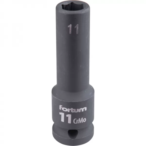 Hlavice nástrčná rázová 1/2", 11mm, L 78mm, CrMoV Fortum 4703211
