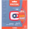 Kotouč diamantový řezný, turbo - suché i mokré řezání, 150x22,2x2,4mm Extol Premium 8803053