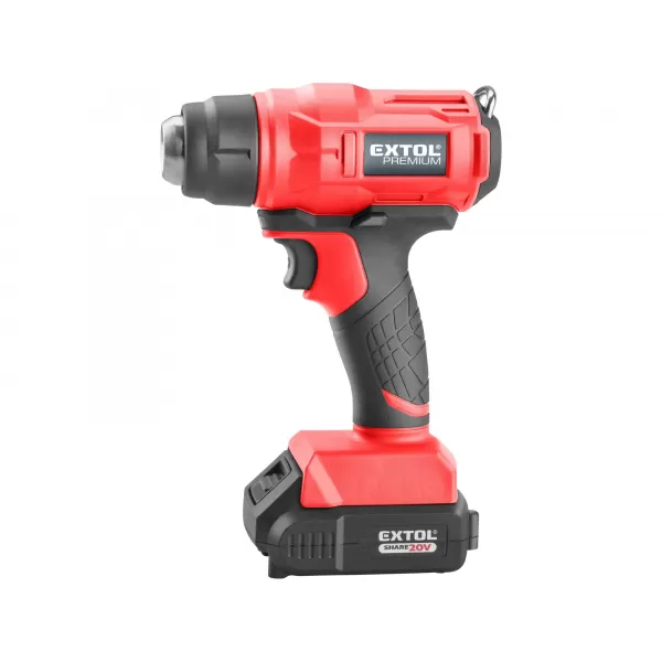 Aku horkovzdušná pistole SHARE 20V 2,0Ah Extol Premium 8891866
