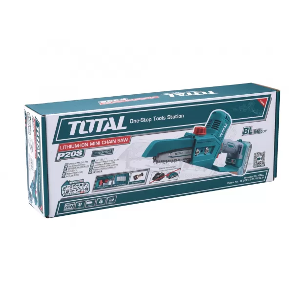 Aku řetězová pila 20V bez aku BRUSHLESS Total TGSLI2068