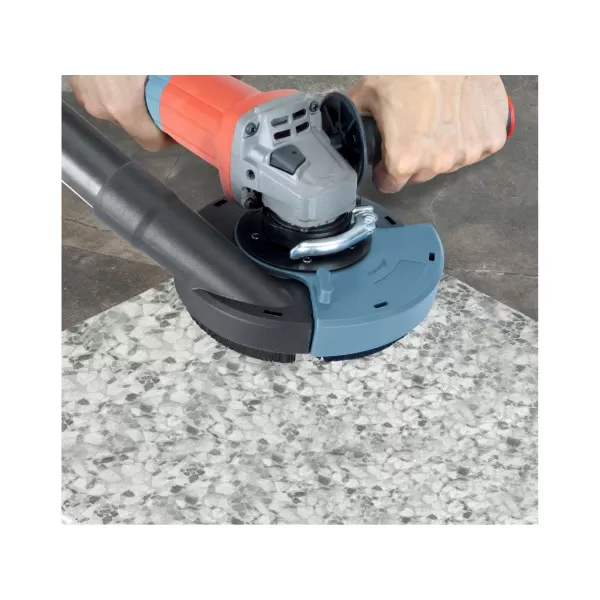 Kryt odsávací pro broušení úhlovou bruskou 125mm s kartáčovým věncem EXTOL PREMIUM 8807020