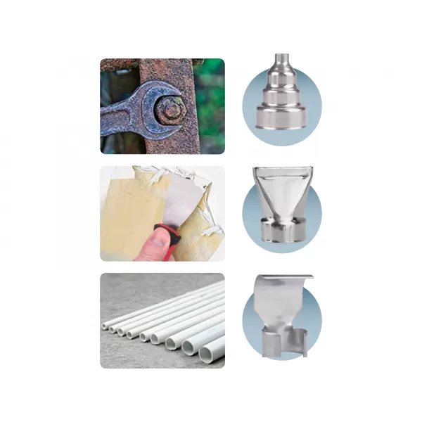 Aku horkovzdušná pistole SHARE 20V 2,0Ah Extol Premium 8891866