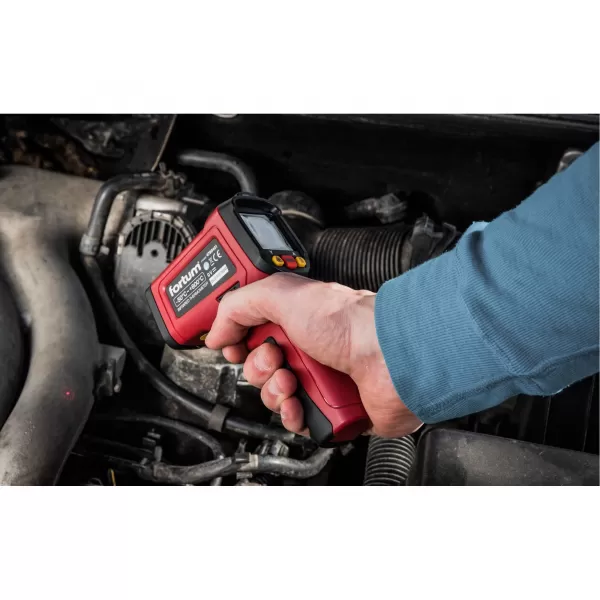 Teploměr bezkontaktní IR průmyslový, se sondou Fortun 4780401