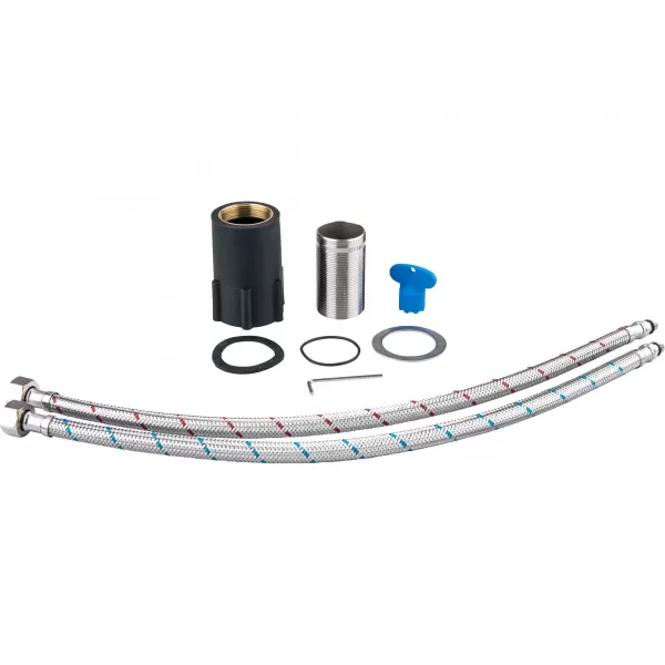 Umyvadlová stojánková baterie s flexibilním ramínkem, 35mm, černá BALLETTO 81120