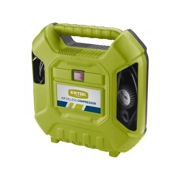 Bezolejový kompresor 1100W Extol Craft 418102