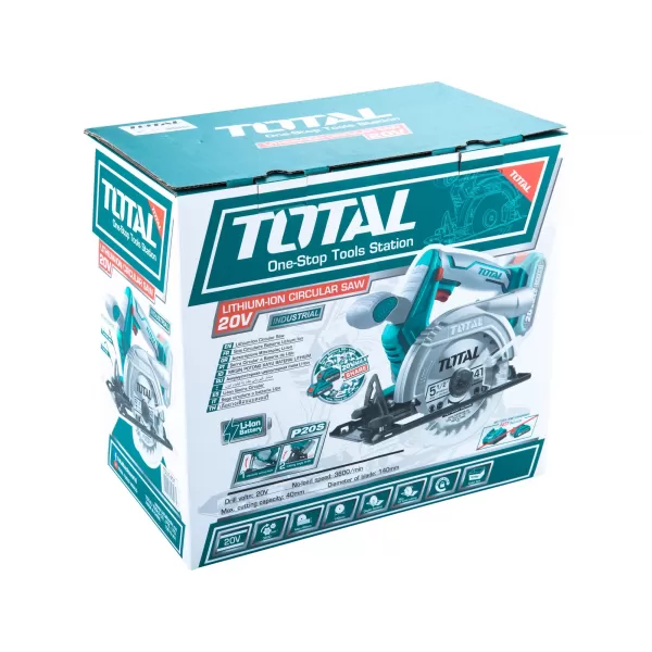 Aku kotoučová pila 20V bez aku Total TSLI1401