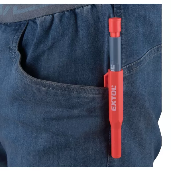 Tužka/značkovač s pouzdrem a vyměnitelnou tuhou EXTOL PREMIUM 8853007