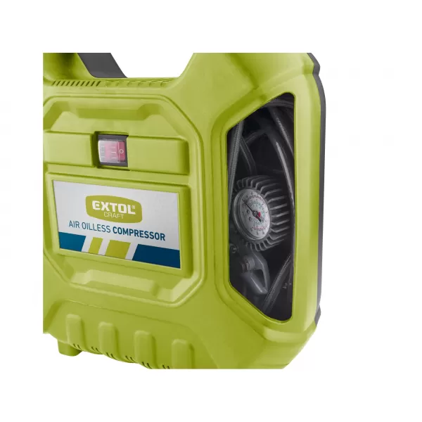 Bezolejový kompresor 1100W Extol Craft 418102