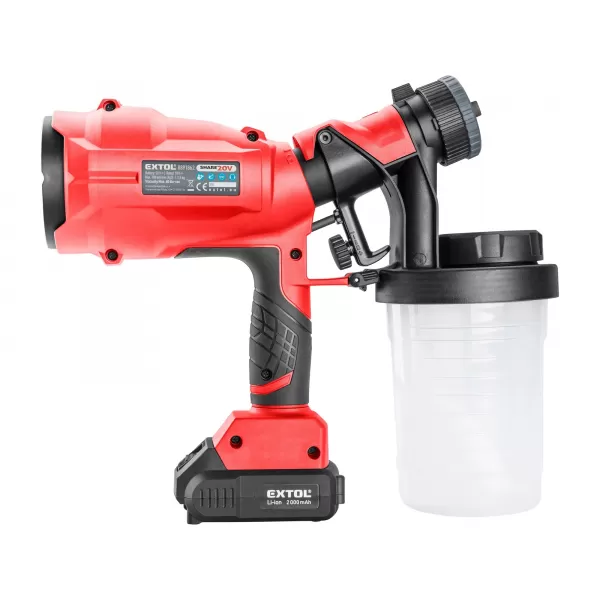 Aku stříkací pistole HVLP 20V Extol Premium 8891862