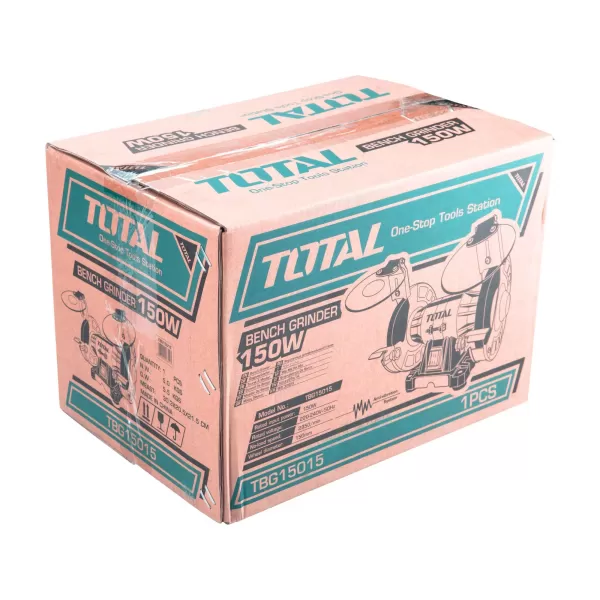Bruska stolní dvoukotoučová 150mm/150W Industrial Total TBG15015