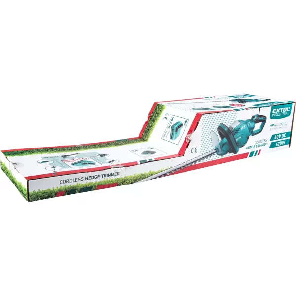 Aku nůžky na živé ploty 40V 2,5Ah EXTOL INDUSTRIAL 8795604