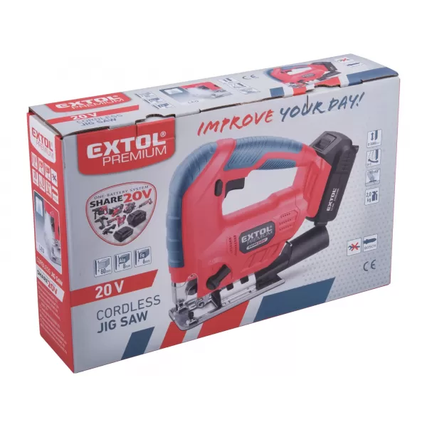 Aku přímočará pila SHARE 20V bez aku Extol Premium 8891824