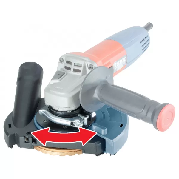 Kryt odsávací pro broušení úhlovou bruskou 125mm s kartáčovým věncem EXTOL PREMIUM 8807020