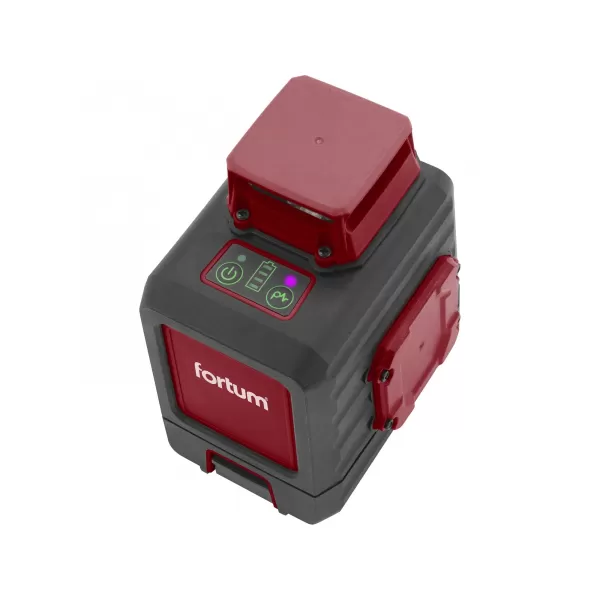 Laser zelený 2D liniový, křížový samonivelační FORTUM 4780214