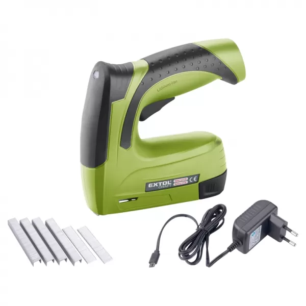 Aku hřebíkovačka/sponkovačka 4V 1,3Ah Extol Craft 402901
