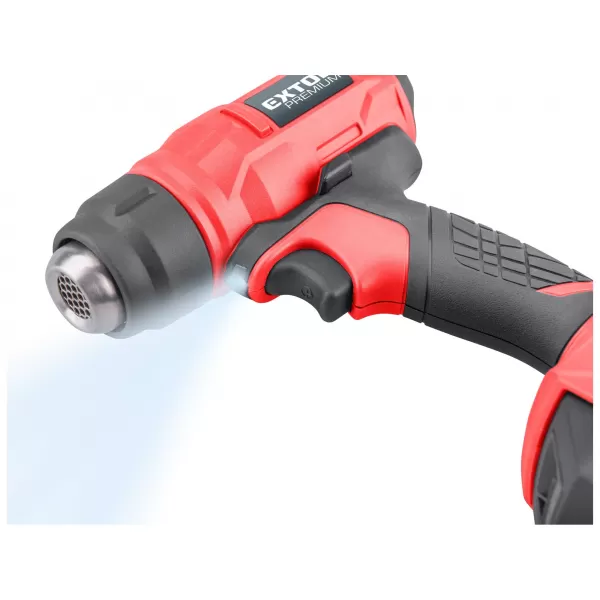 Aku horkovzdušná pistole SHARE 20V 2,0Ah Extol Premium 8891866