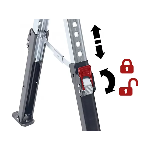 Skládací stavební koza 590kg Fortum 4759999