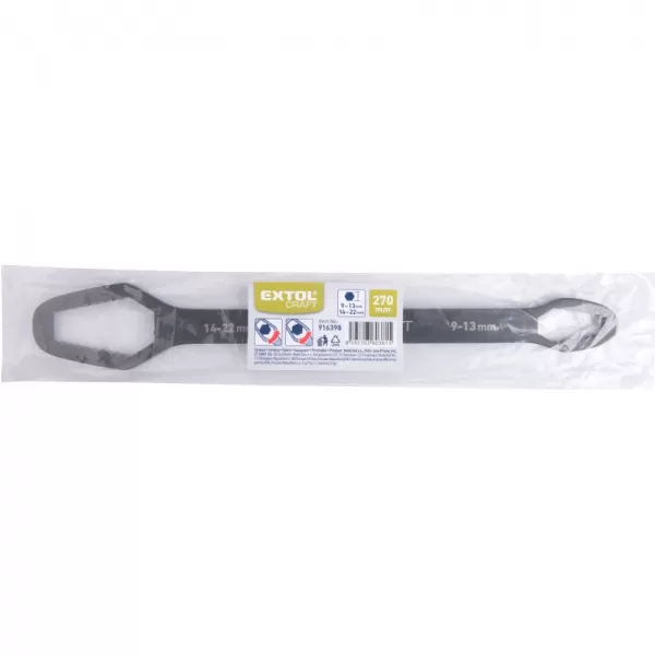 Klíč stupňovitý 9-13/14-22mm EXTOL CRAFT 916398