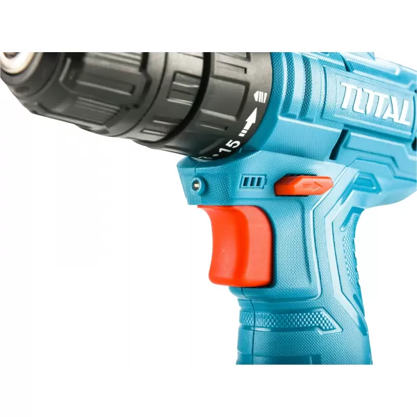 Aku vrtací šroubovák s nářadím 12V/1x2,0Ah Li-ion Total THKTHP10812