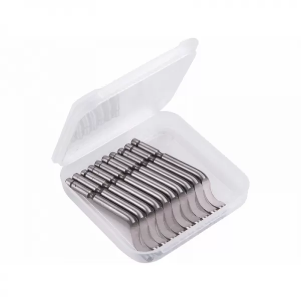 Odhrotovač univerzální, dřík 3,2mm +10ks náhradních čepelí, HSS M35 (5% Co) Extol 8803680