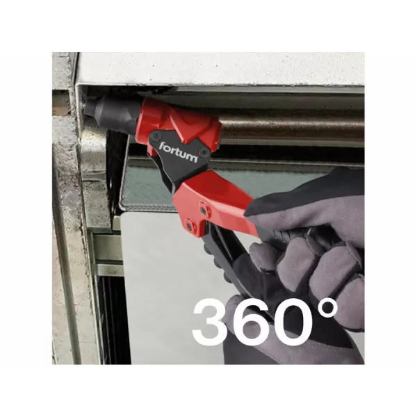 Kleště nýtovací s otočnou hlavou COMBO FORTUM 4770628