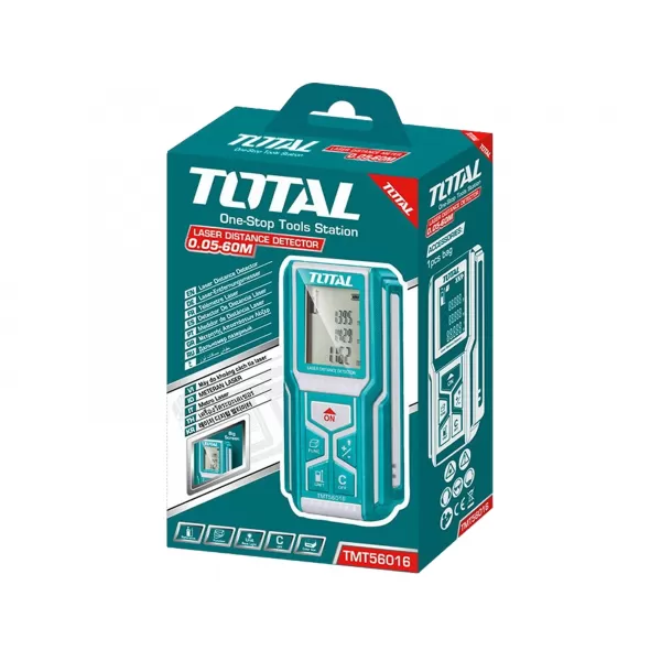 Laserový metr digitální 60m 0,05-60m Total TMT56016
