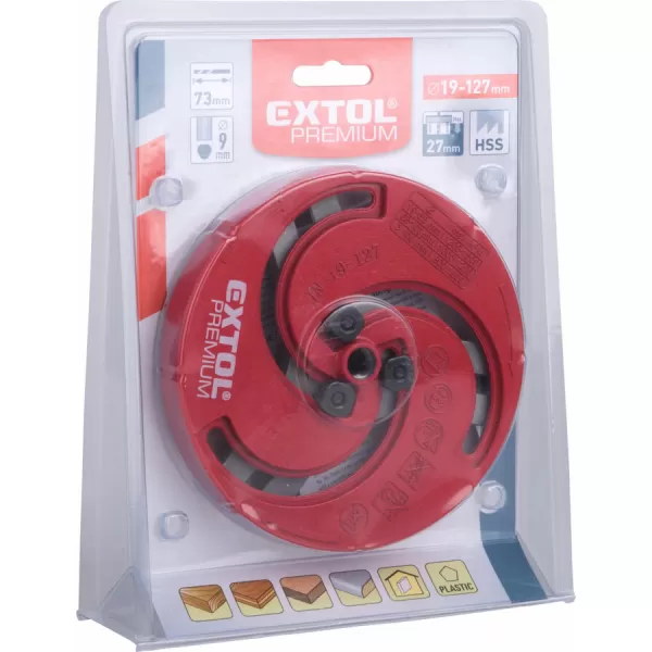 Vrták/korunka vykružovací nastavitelná EXTOL PREMIUM 8801610