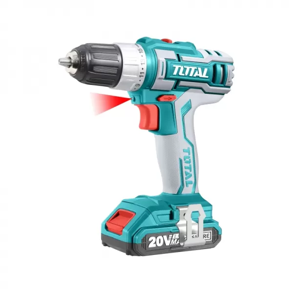 Aku vrtací šroubovák 20V/2x2,0Ah Li-ion Total TDLI2002E