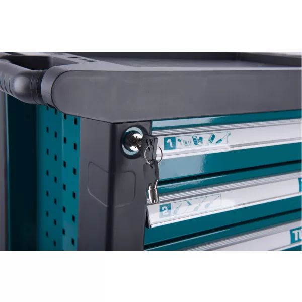 Dílenský vozík s nářadím 162ks Industrial Total THPTCS71621