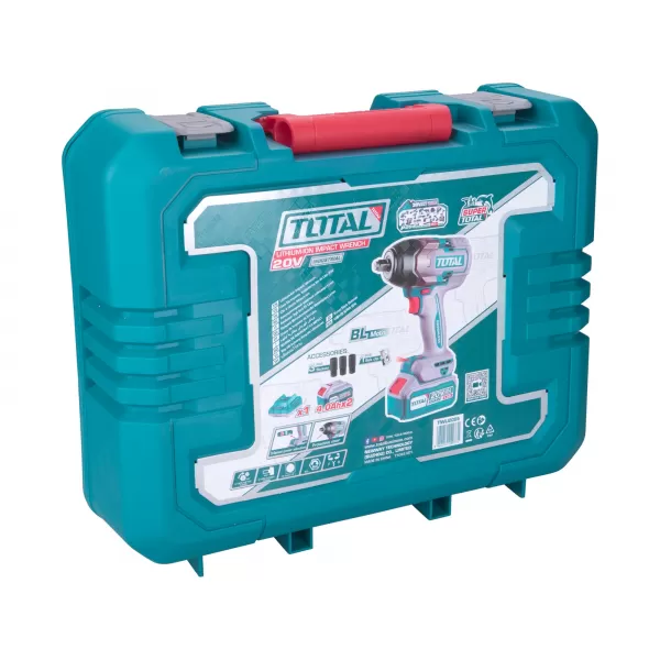 Aku rázový utahovák 20V 2x4,0Ah Industrial Total TIWLI2085