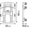 Vozík skládací, nosnost až 200kg/6koleček Extol Premium 8856009